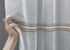 Тюль VR-Textil 1429т Кружево Лен Белый с коричневым 300х270 см (42-0256) - изображение 4