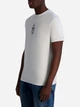 Футболка хлопковая длинная мужская Karl Lagerfeld 266801145 XL Белая с принтом (1159845414) - изображение 4