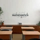 Вінілова наклейка Математика-2 (декор класу математики Нуш хмара математичних формул) матова 1500х540 мм - зображення 5