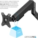 Настільне кріплення для монітора OfficePro MA451B із пружиною 17-40" 2~12 кг Black - зображення 9