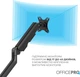 Настільне кріплення для монітора OfficePro MA451B із пружиною 17-40" 2~12 кг Black - зображення 16