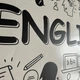 Вінілова наклейка на стіну English 154х97см декор для школи англійська у класі Happy Pocket Чорний матовий (HP-087M-070M) - зображення 12