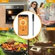 Термометр щуп для мяса, стейков беспроводной bluetooth, для гриля, духовки, барбекю - изображение 7