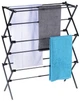 Suszarka na pranie Vilde pionowa rozsuwana z metalu czarna 94 cm (5904316472177) - obraz 3