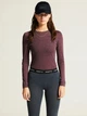 Комплект термобелья женский зимний спортивный Craft Core Wool Merino Set Woman 1909710-744200 XL Rouge Melange (7318574138085) - изображение 4