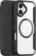 Etui z klapką Dux Ducis Skin X Pro MagSafe do Apple iPhone 17 Black (6971824153668) - obraz 1