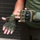 Тактические перчатки беспалые Combat Tac Хаки L - изображение 10
