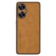 Кожаный чехол Fanoya для Xiaomi Poco F7 brown - изображение 1