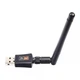 Зовнішній двохдіапазонний мережевий USB Wi-Fi 5 600Mbps адаптер AC600 2.4G+5GHz швидкісний з антеною для ПК та ноутбука - зображення 11