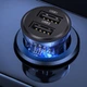 АЗУ Usams US-CC162 C31 2 Ports A+A Transparent black - изображение 5