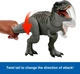Фігурка динозавра Тиранозавра Рекс Mattel Jurassic World Rebirth Power Devour Tyrannosaurus Rex JGB50 - зображення 4