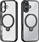 Панель Dux Ducis Aimo Mag Case with Magnetic Ring and Stand для Apple iPhone 17 Black (6971824153347) - зображення 2