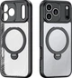 Etui plecki Dux Ducis Aimo Mag Case with Magnetic Ring and Stand do Apple iPhone 17 Pro Max Black (6971824153378) - obraz 2