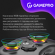 Бездротовий геймпад GamePro із зарядною станцією GPX13BDOC BT 5.3/USB/2.4 ГГц (Switch/PC/iOS/Android) RGB Black - зображення 16