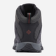Buty trekkingowe męskie Columbia Crestwood Mid Waterproof 2100641089 40.5 (7.5US) Ciemnoszare (195981558661) - obraz 4