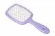 Расчёска Superbrush для нарощенных волос. Продувная, лиловый/белая - изображение 2