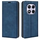 Чехол Taba Retro-Skin для Xiaomi Redmi Note 14 Pro 4G книжка с визитницей кожа PU синий - изображение 1