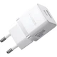 Зарядное Устройство Baseus Palm Fast Charger 20W (Type-C+USB) white - изображение 4