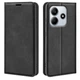 Чехол Taba Retro-Skin для Xiaomi Redmi Note 14 4G EU Version книжка с визитницей кожа PU черный - изображение 1