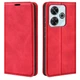 Чохол Taba Retro-Skin для Xiaomi Redmi 13 книжка з візитівкою шкіра PU червоний - зображення 7