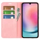 Чехол Taba Retro-Skin для Samsung Galaxy A16 / A165 книжка с визитницей кожа PU розовый - изображение 2