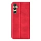 Чехол Taba Retro-Skin для Samsung Galaxy A16 / A165 книжка с визитницей кожа PU красный - изображение 5