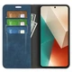 Чехол Taba Retro-Skin для Motorola Edge 50 Fusion книжка с визитницей кожа PU синий - изображение 2