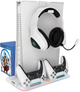 Wielofunkcyjna podstawka chlodzaca Canyon CS-5 RGB 2 w 1 White (CND-CSPS5W) (G150441600101) - Outlet - obraz 2