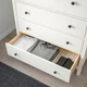 Комод ІКЕА HEMNES 108х131 см Біла пляма (60239273) - изображение 4