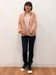 Толстовка на молнии утепленная без капюшона женская Uniqlo 255308353 L Розовая (1159845085) - изображение 5
