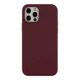 Чохол Soft Silicone Case Full Size для iPhone 12/12 Pro Колір 42.Maroon - изображение 1