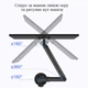 Настольный крепеж для двух мониторов стойка держатель кронштейн 10"-24" VESA 75x75 100x100 Vothoon CH048 - изображение 5