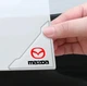 Защита углов двери Mazda 2шт силикон 45х55мм прозрачные - изображение 3