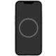 Чохол панель силіконовий OEM Premium Silicone case with Magsafe MagFit Magnetic Ring для Apple iPhone 17 (6.3") Black - зображення 3