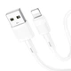 Кабель Hoco для X83 iP Victory charging data cable (L=1M) White - изображение 10