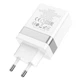 Мережевий зарядний пристрій Hoco N21 Pro Tourer PD30W (2A1C) charger(EU) White - зображення 2