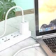 Кабель Hoco для X84 Type-C to Type-C Solid 60W charging data cable (L=1M) White - изображение 3