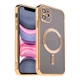 Чохол TPU Metallic Full Camera with Magsafe для iPhone 11 Колір Black - изображение 2