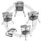 Столик для пеленания с ванночкой Kinderkraft Bubbly Grey (KABUBB00GRY0000) (5902533929047) - изображение 4