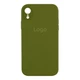 Чохол Silicone Case Square Full Camera для iPhone Xr Колір 45.Army Green - изображение 1