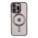 Чохол TPU Metallic Full Camera with Magsafe для iPhone 12 Pro Колір Black - изображение 1