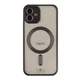 Чохол TPU Metallic Chrome Full Camera with Magsafe для iPhone 12 Колір Chrome Black - изображение 1