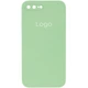 Чохол Silicone Case Square Full Camera для iPhone 7 Plus/8 Plus Колір 01.Mint - изображение 1