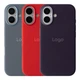 Чохол Premium Silicone Case Metal Buttons (AA) для iPhone 16 Колір Red - изображение 2