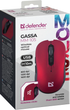 Мышь Defender Gassa MM-105 Wireless Red (4745090824438) - изображение 5