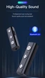 Адаптер ресивер Bluetooth 5.0 для наушников 3.5 мм аудио переходник для музыки и вызова с поддержкой TF карты KUULAA (KL-O151) Black - изображение 3