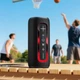 Портативная колонка Hoco HC36 с LED подсветкой, BT5.4, AUX, USB, TWS, TF, FM, 2x5W, 1200mAh, 3h, black - изображение 6