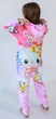 Кигуруми для девочки подростковый пижама плюшевый велюр Hello Kitty на рост 152 см - изображение 4
