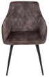 Krzesło do kuchni i salonu HOMLA 894485 SATORI 57 x 59 x 84 cm Brązowe (5904183894485) - obraz 2