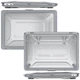 Протиударний чохол Mecha Shockproof Case для MacBook Air 15.3" M2 A2941 / M3 A3114 / M4 A3241 (2023-2025) gray серый - изображение 3